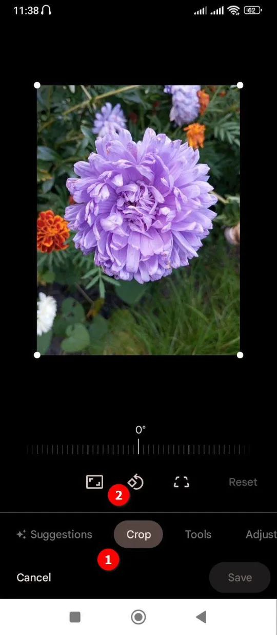 Crop feature on Android