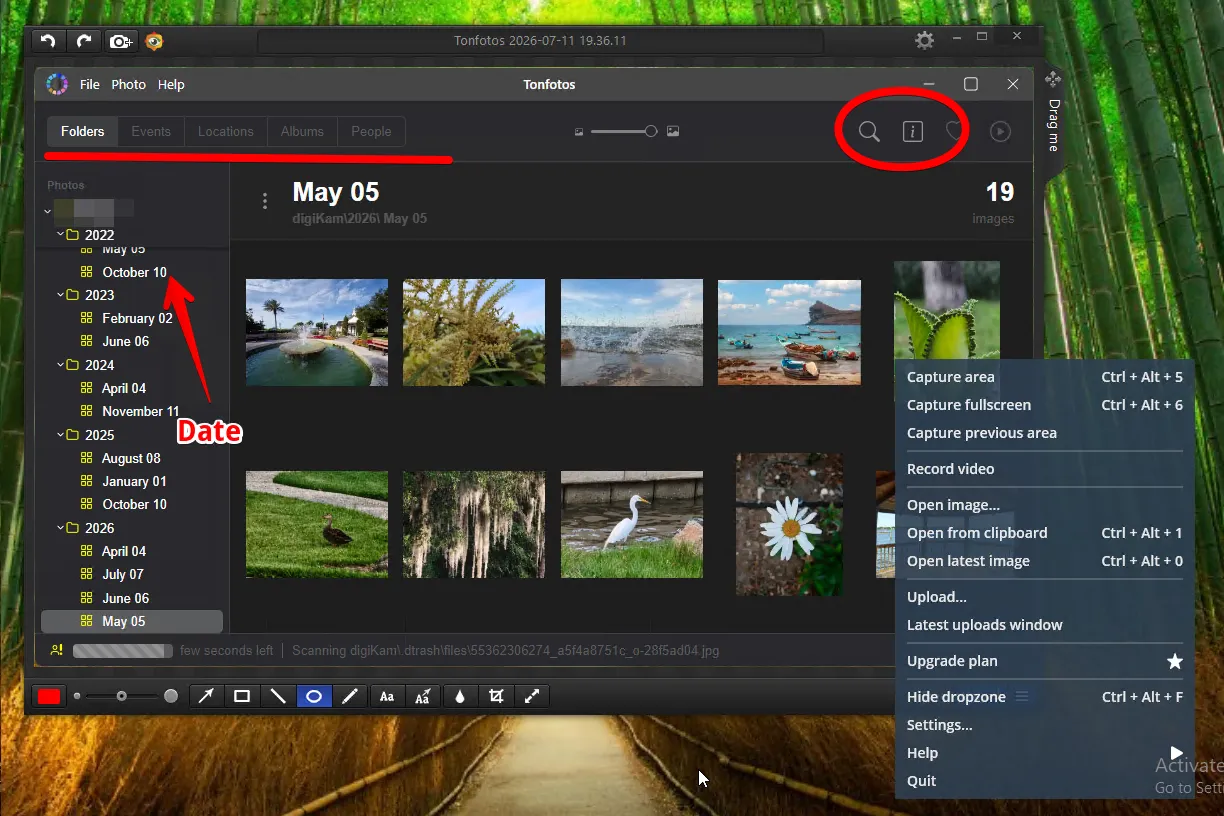 Monosnap の画像キャプチャ機能と注釈の追加例