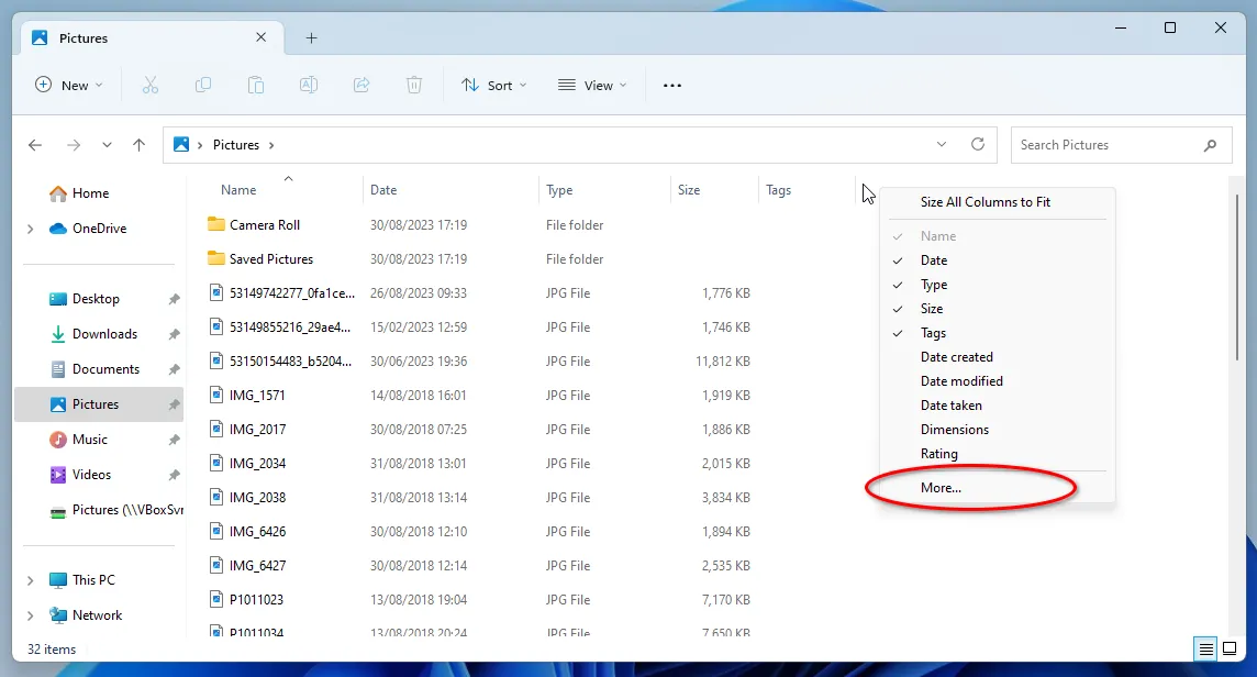Configuring viewable metadata in Windows Explorer