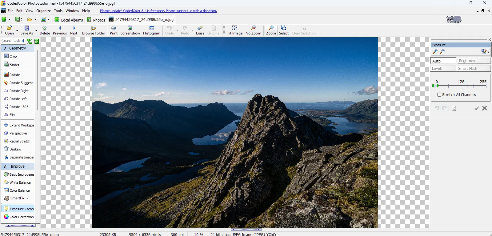 CodedColor PhotoStudio interface