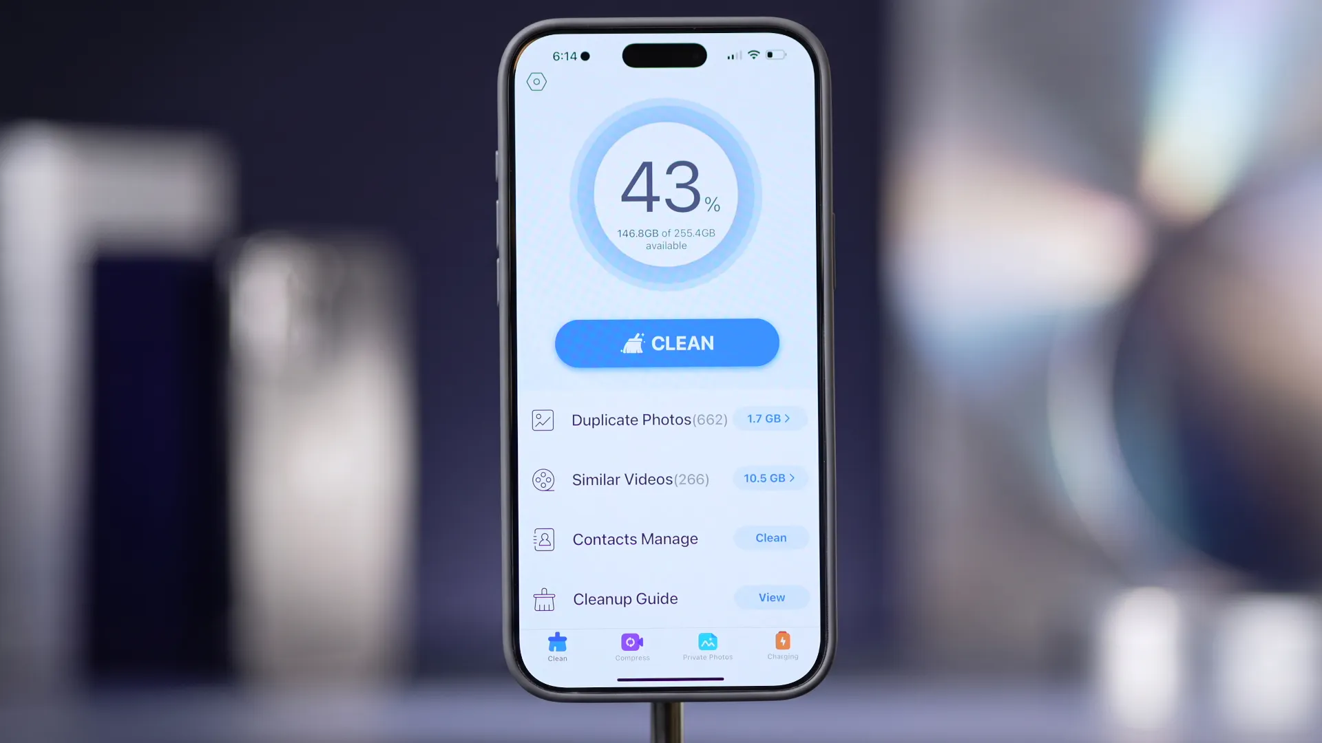 Funktionen der iPhone-Aufräumung in Phone Cleaner