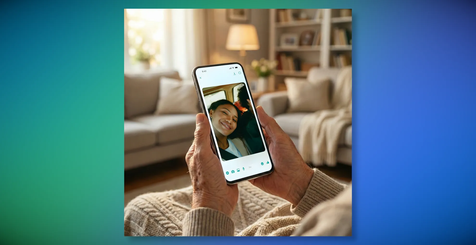 Sending photos via messenger