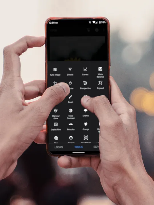 Snapseed photo editing tools