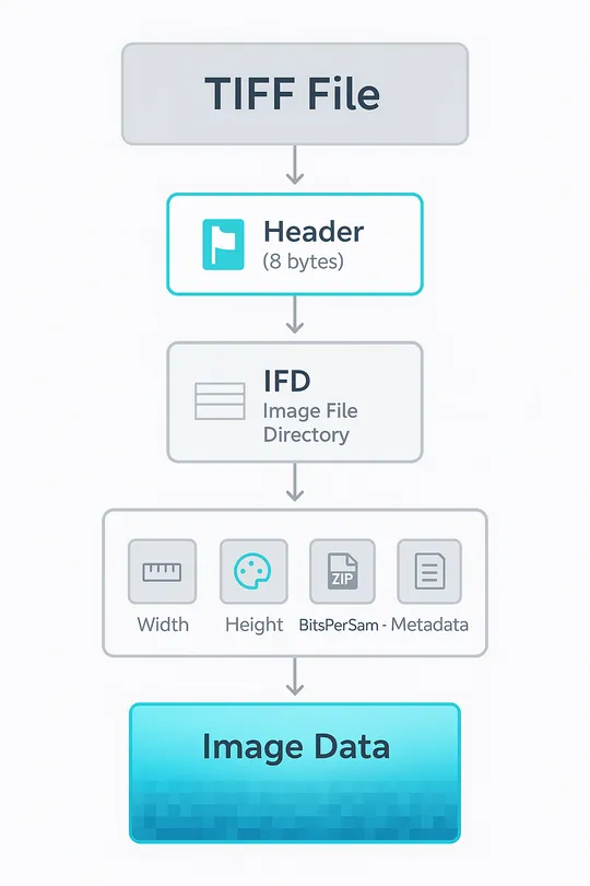 TIFF file structure diagram