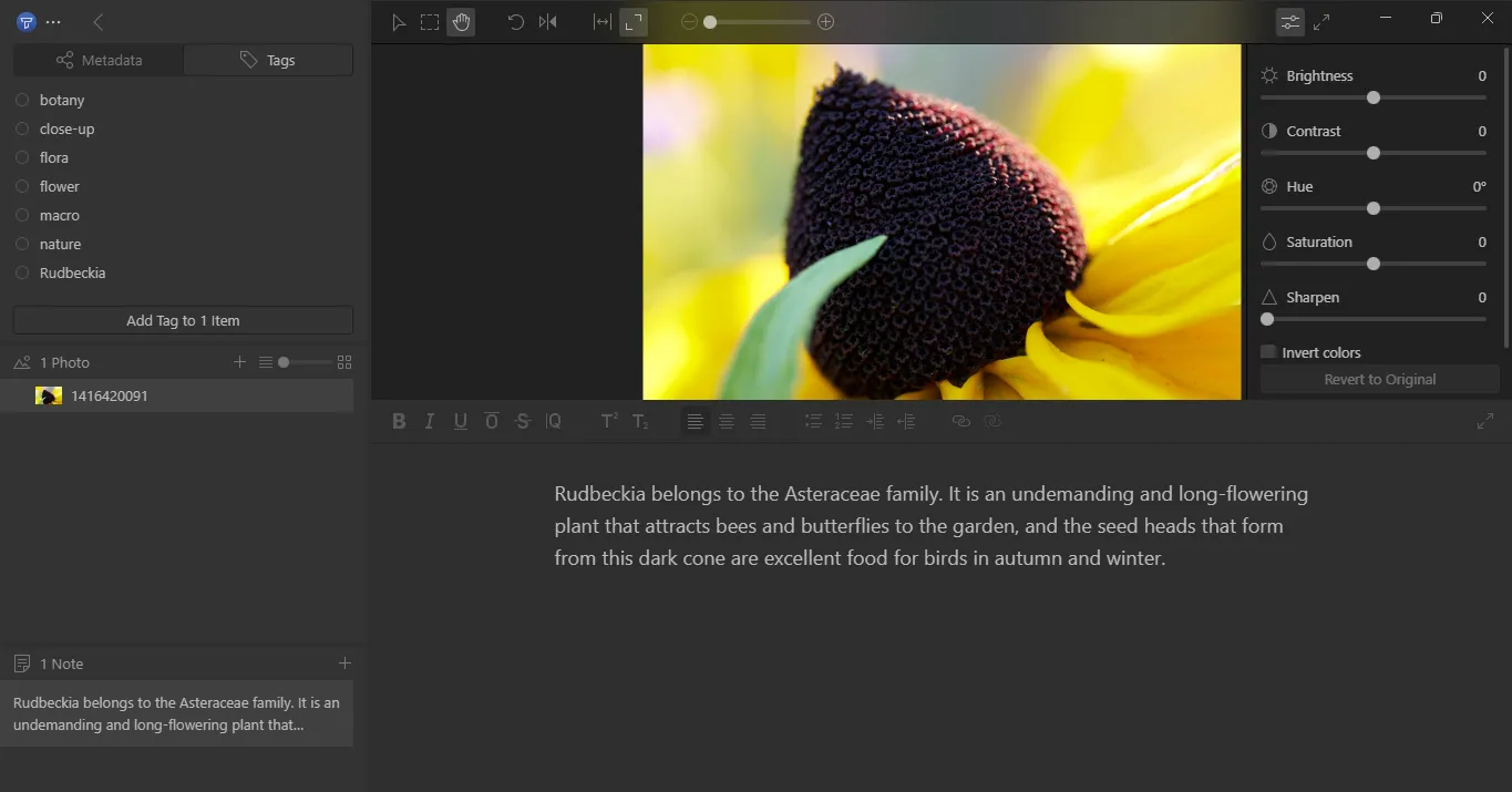 Interface Tropy et fonctionnalités supplémentaires