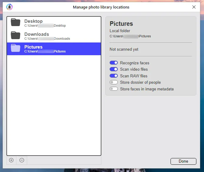 Tonfotos Library Folder Wizard