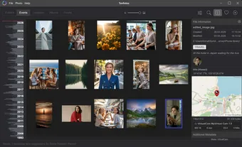 Tonfotos user interface