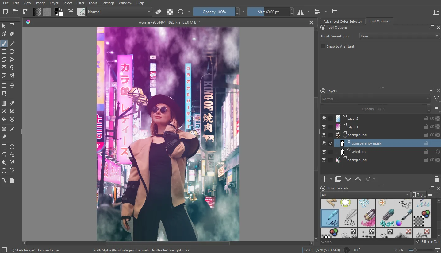 Krita Interface