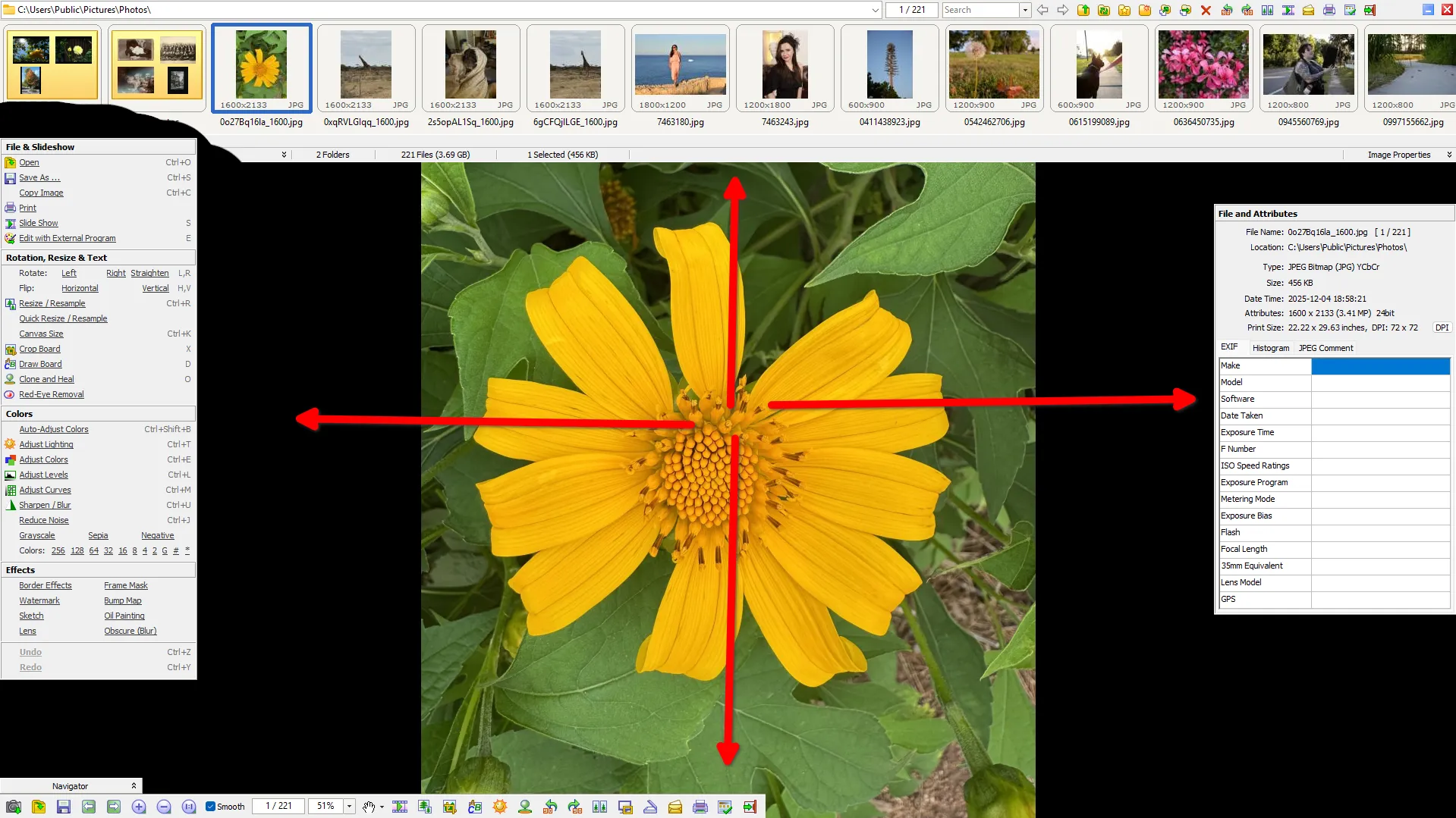 Функциональные панели FastStone