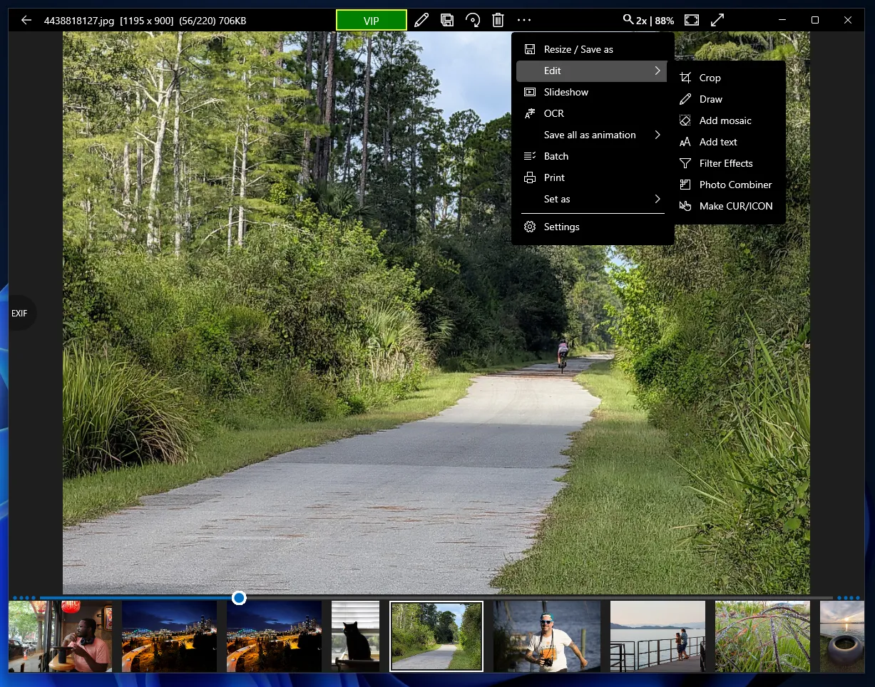 Интерфейс просмотрщика 123 Photos