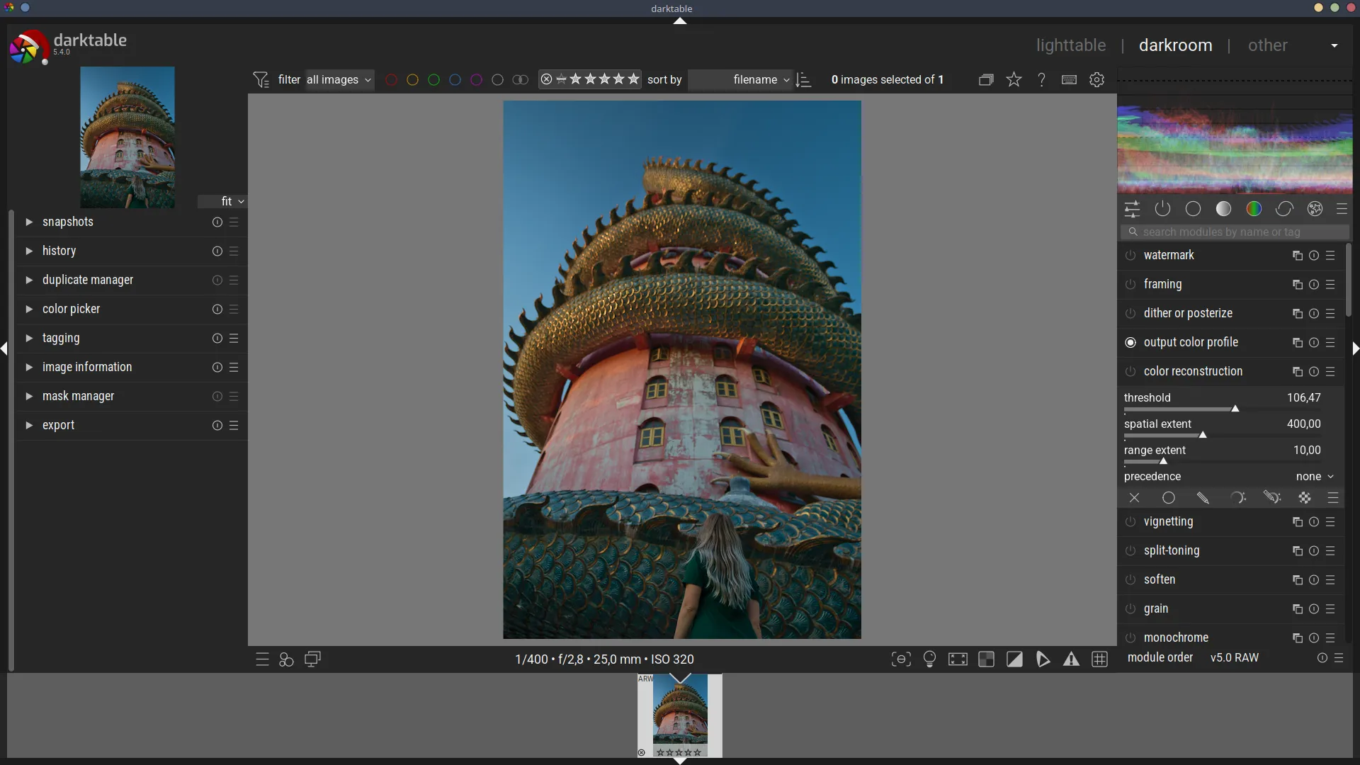 Adobe Lightroom Alternative Interface – Darktable