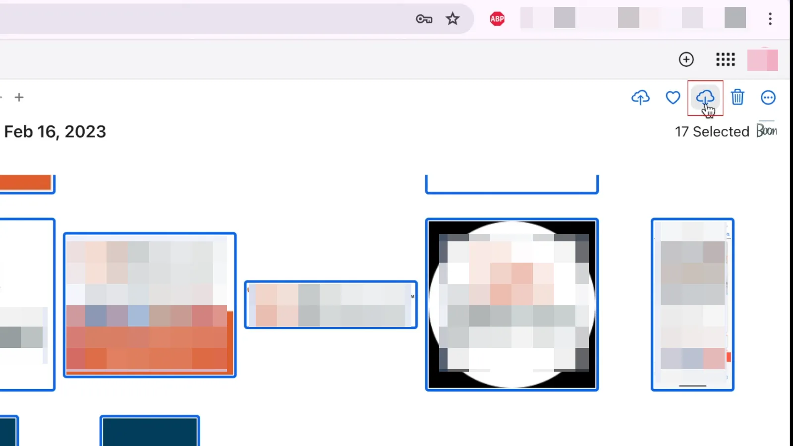 Two options for downloading photos from iCloud