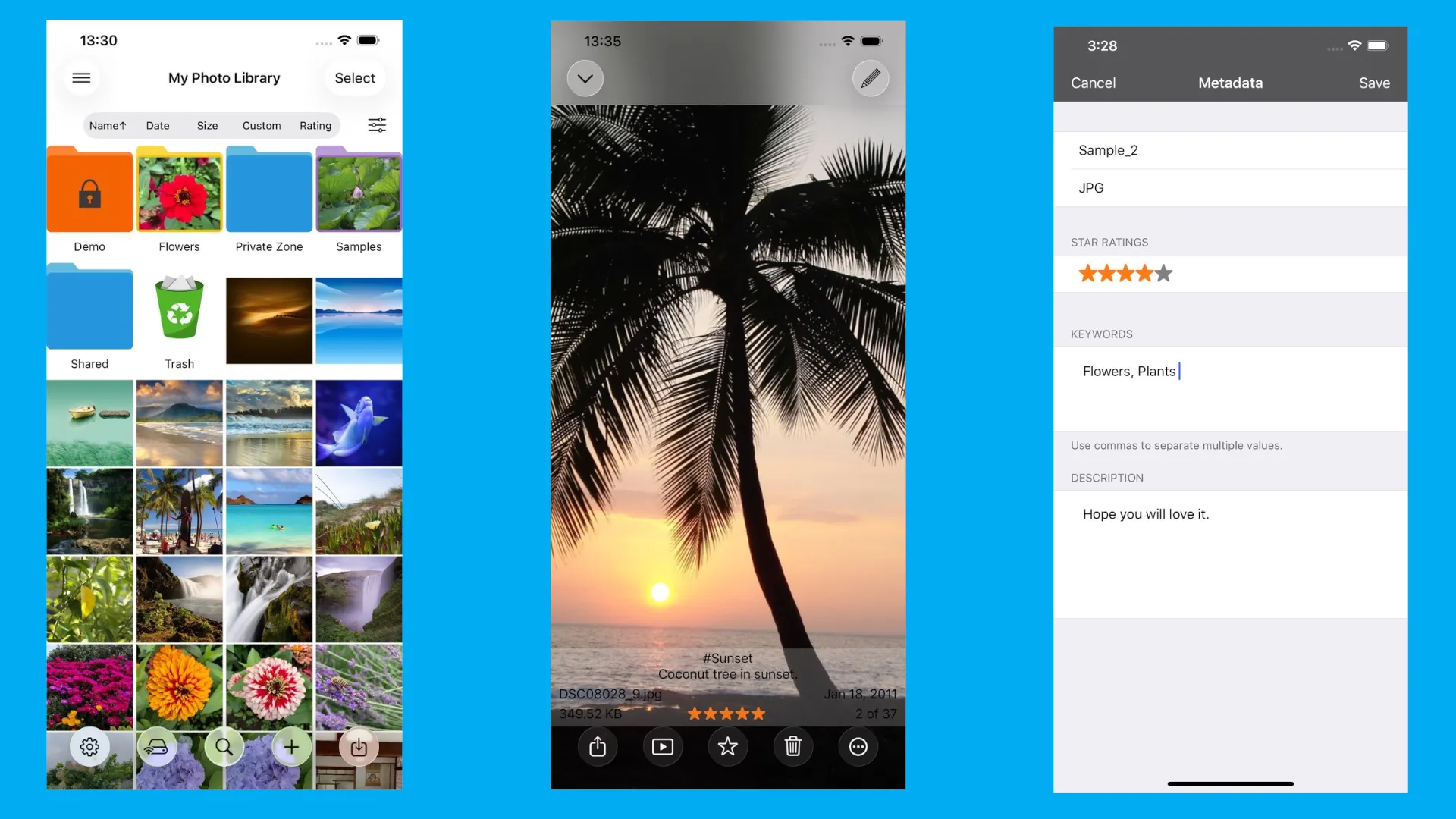 Photo Manager Pro interface and tools