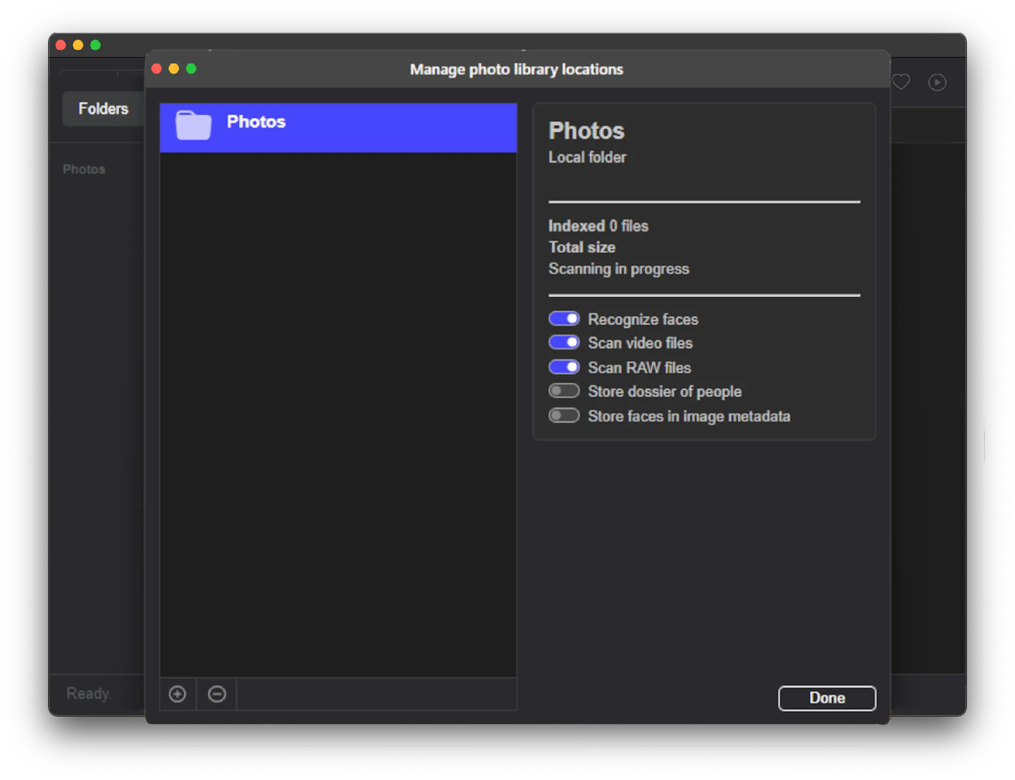 Configuring the library manager
