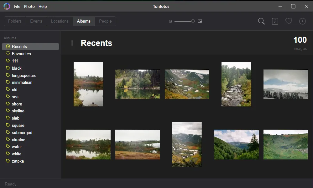 Displaying Tags and Keyword in Tonfotos