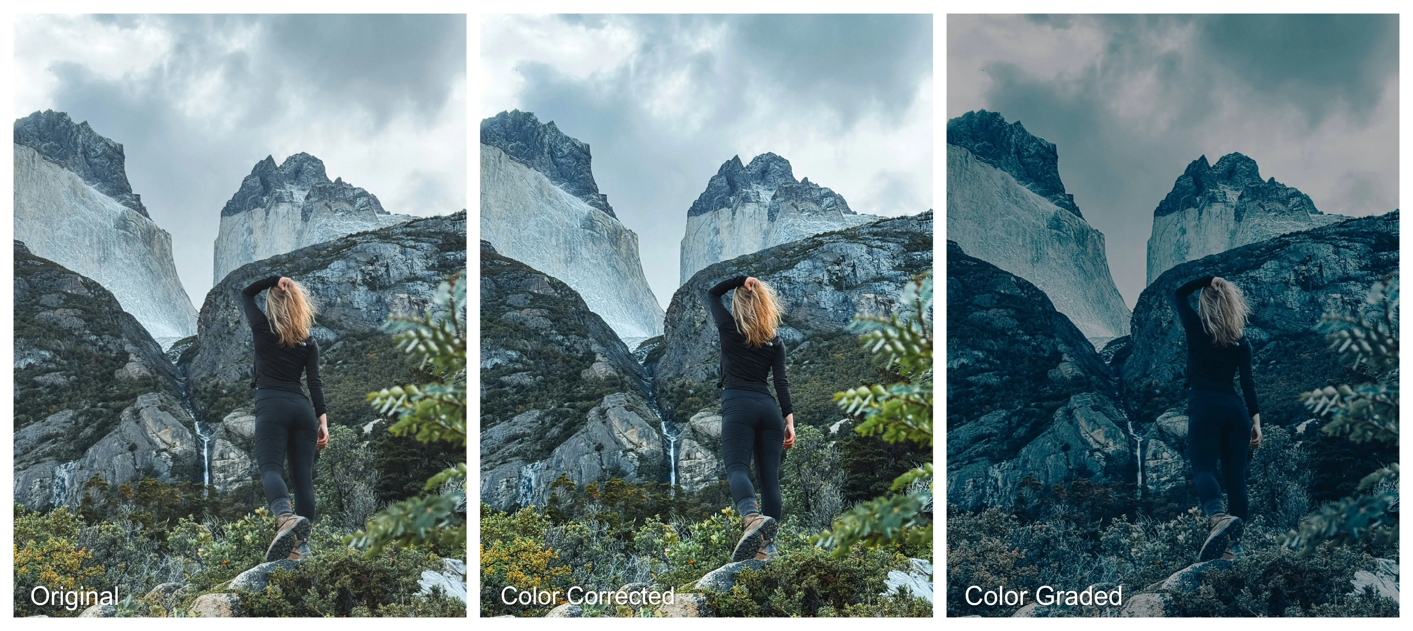 Color correction vs. Color grading