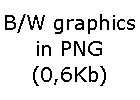 Sin artefactos en la imagen BW con compresión PNG